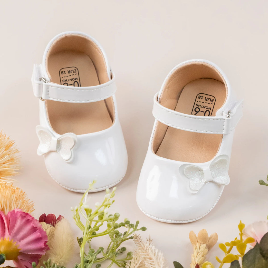 PU Anti-Slip Baby Girls Princess First Walker Shoes childrensterritory