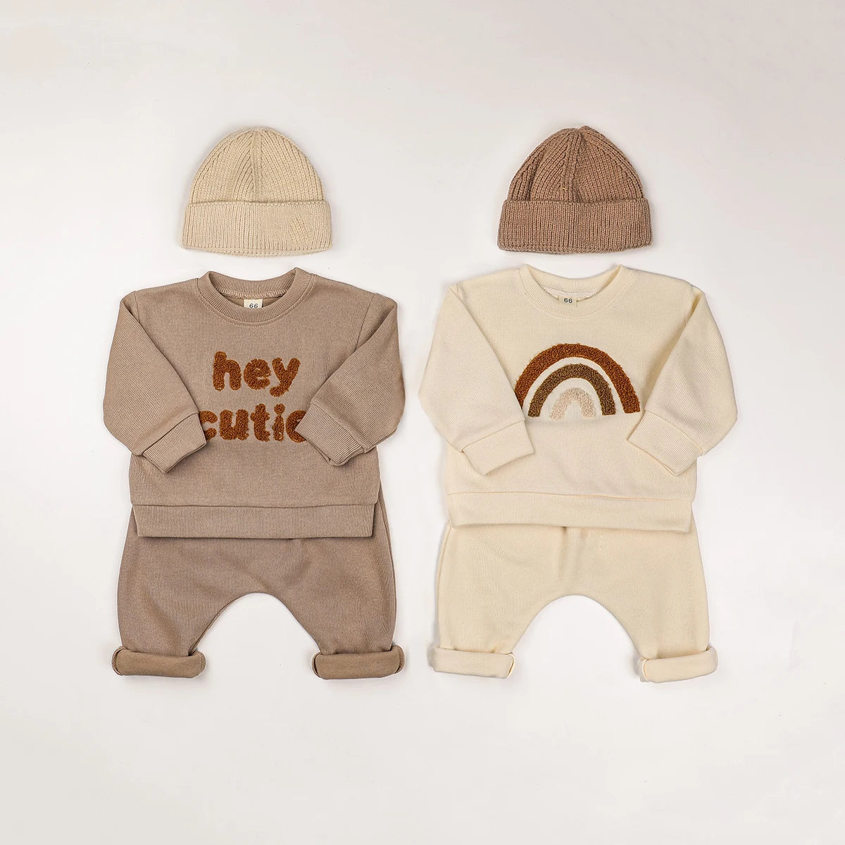 Baby Boy/Girl Casual Sweater + Loose Trouser 2pcs Set