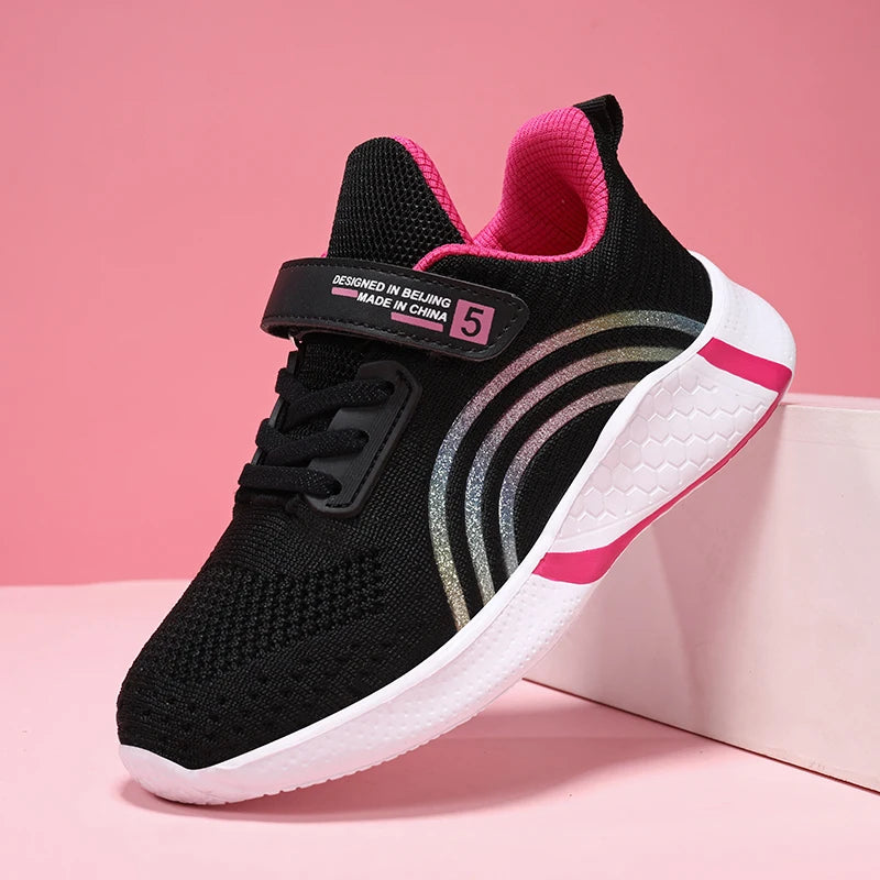 Lightweight Casual Kids Girls Mesh Sneakers Sports Shoes childrensterritory