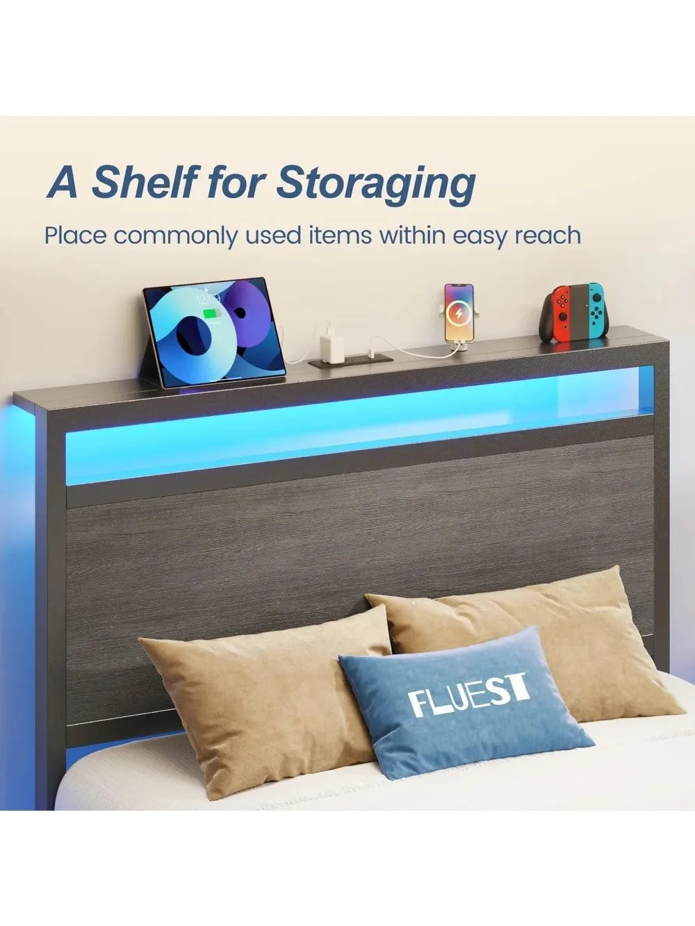 Space-Saving Kids Full Corner Bed Frame with Smart Design
