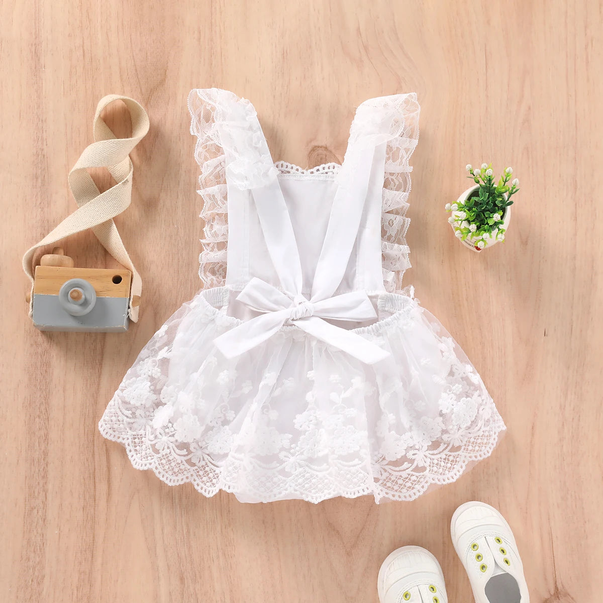 Baby Girl Floral Print Off Shoulder Summer Bodysuit