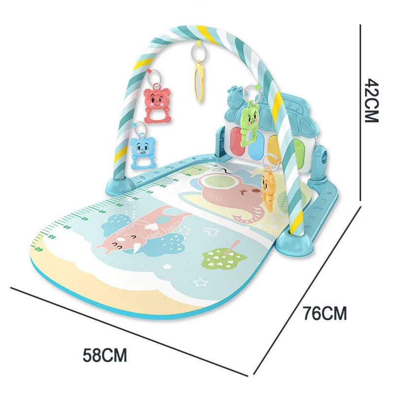 Baby Cartoon Design Musical Piano Crawling Pad childrensterritory