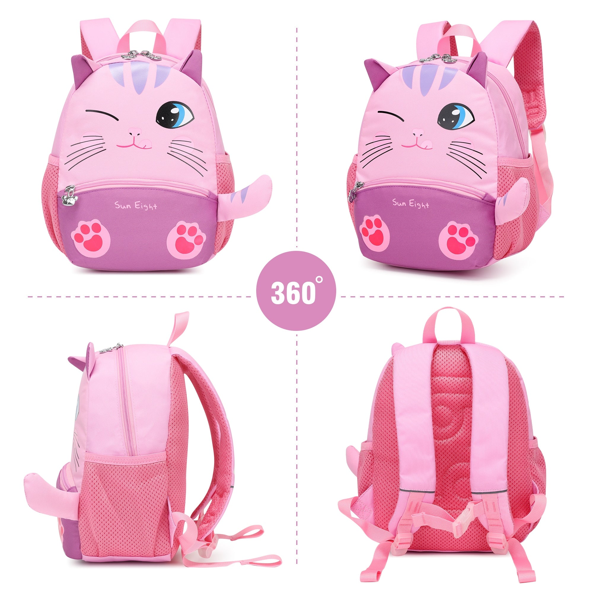 3D Cartoon Design Backpacks for 3–8 Year Old Kids childrensterritory