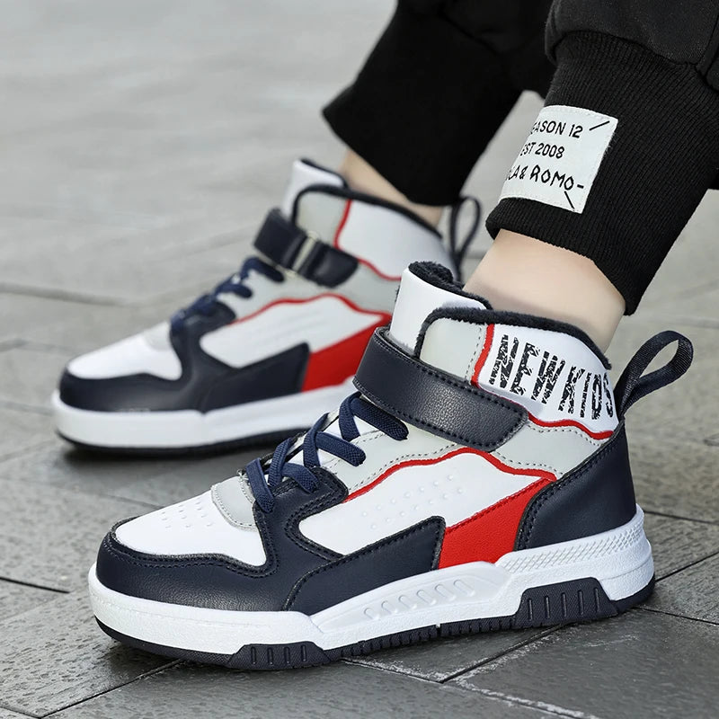 Boys High Top Casual Sports Basketball Sneakers childrensterritory