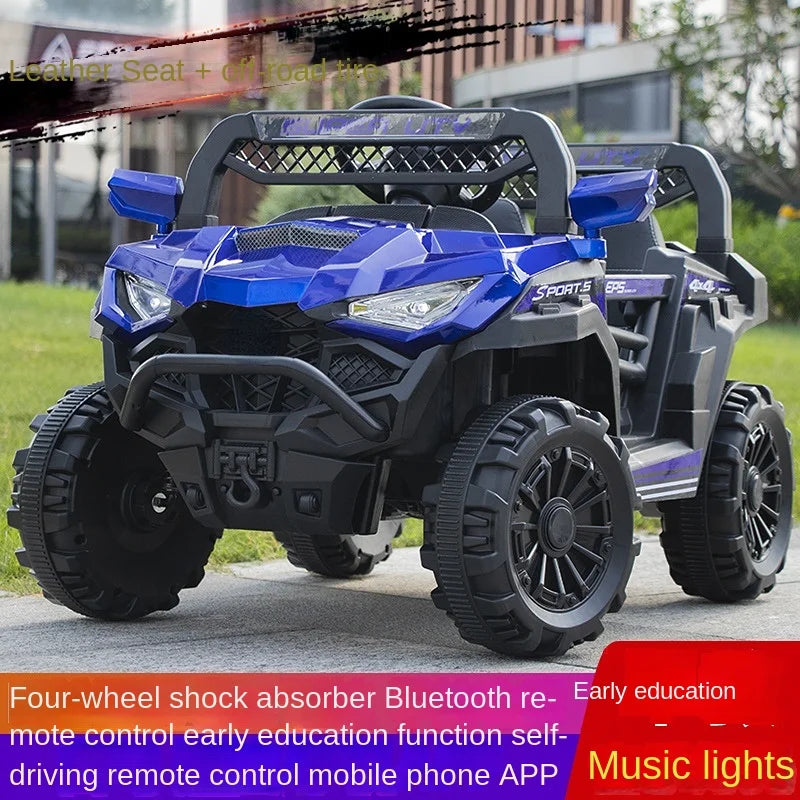 Off-road Electric Car with LED Lighting and Music for Kids childrensterritory