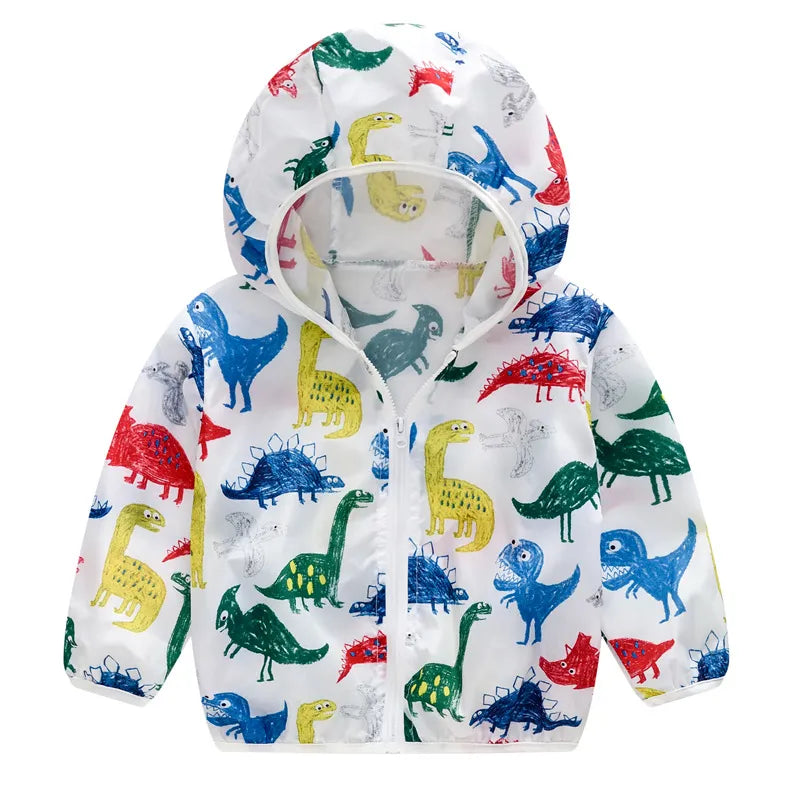 Toddler Girl Boy Hooded Sunscreen Outwear/Jacket childrensterritory