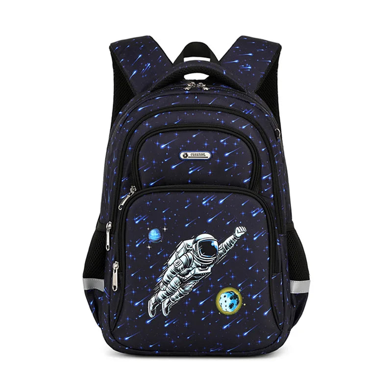 3pcs Set of Teenager Cartoon Dinosaur Anime School Bags