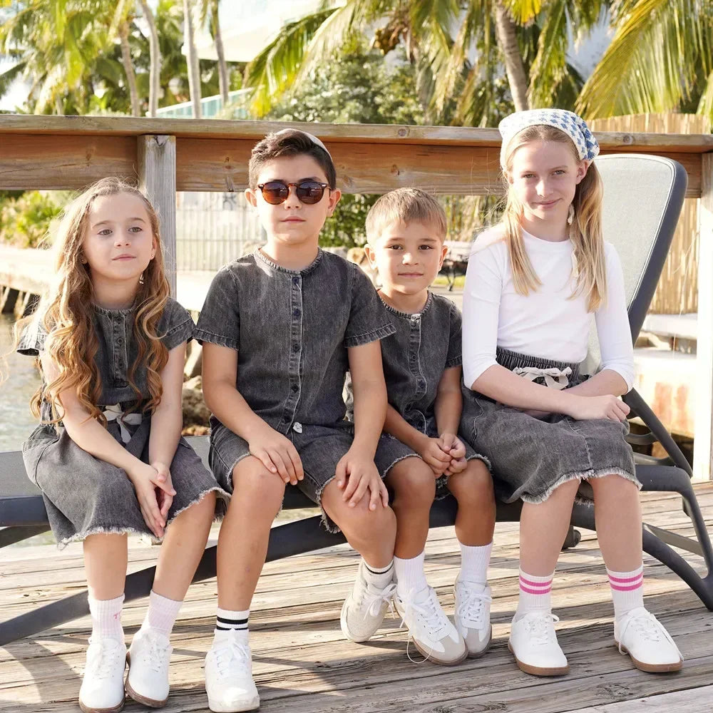 Baby/Kids Cotton Washed Denim Clothing Collection childrensterritory