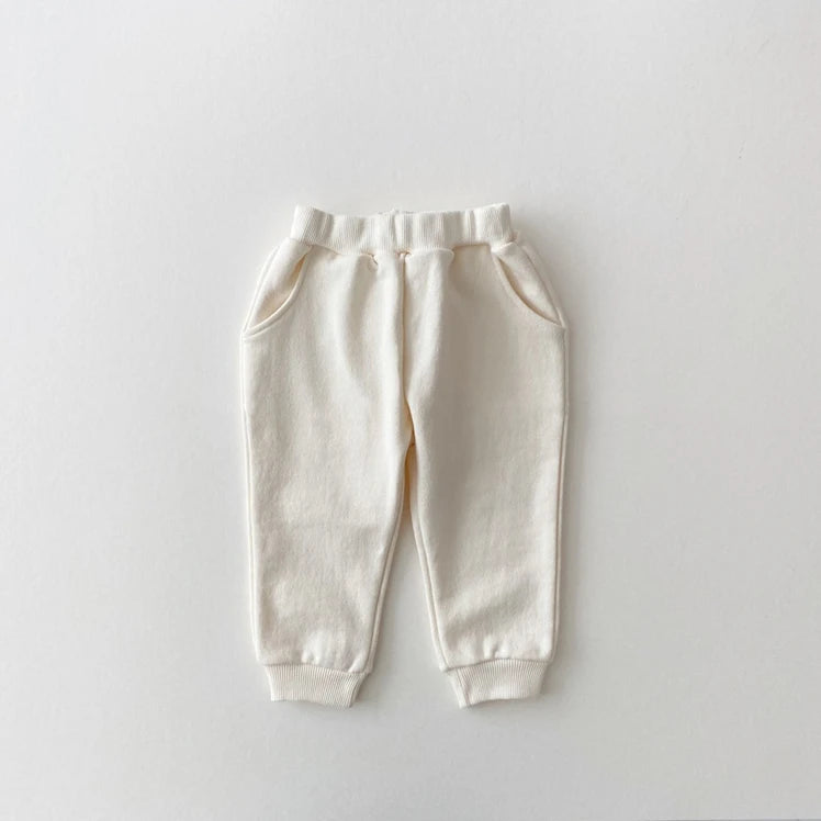 Baby Boys/Girls Letter Bear Casual Hoodie+Pants Suit