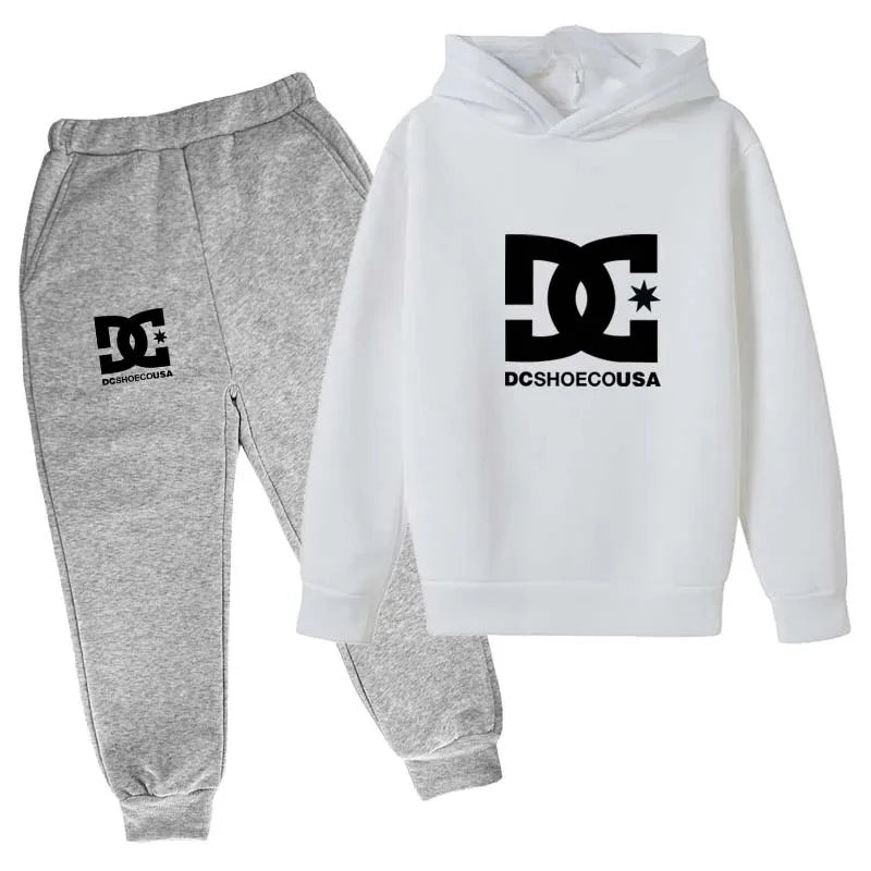 Kids Boys Long Sleeves Hoodies + Pants 2Pcs Set