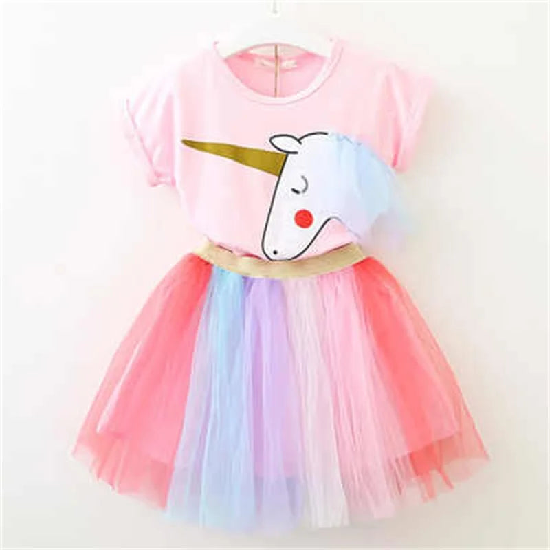 Unicorn Design Tutu 1st Birthday Party Baby Girls Dress childrensterritory