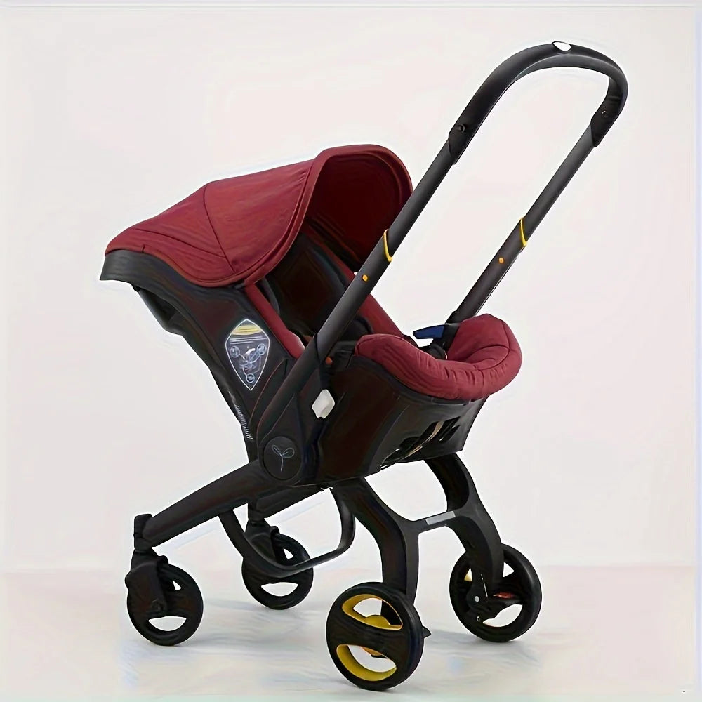 Lightweight and Foldable 4-in-1 Baby Stroller, Car Seat Compatible childrensterritory