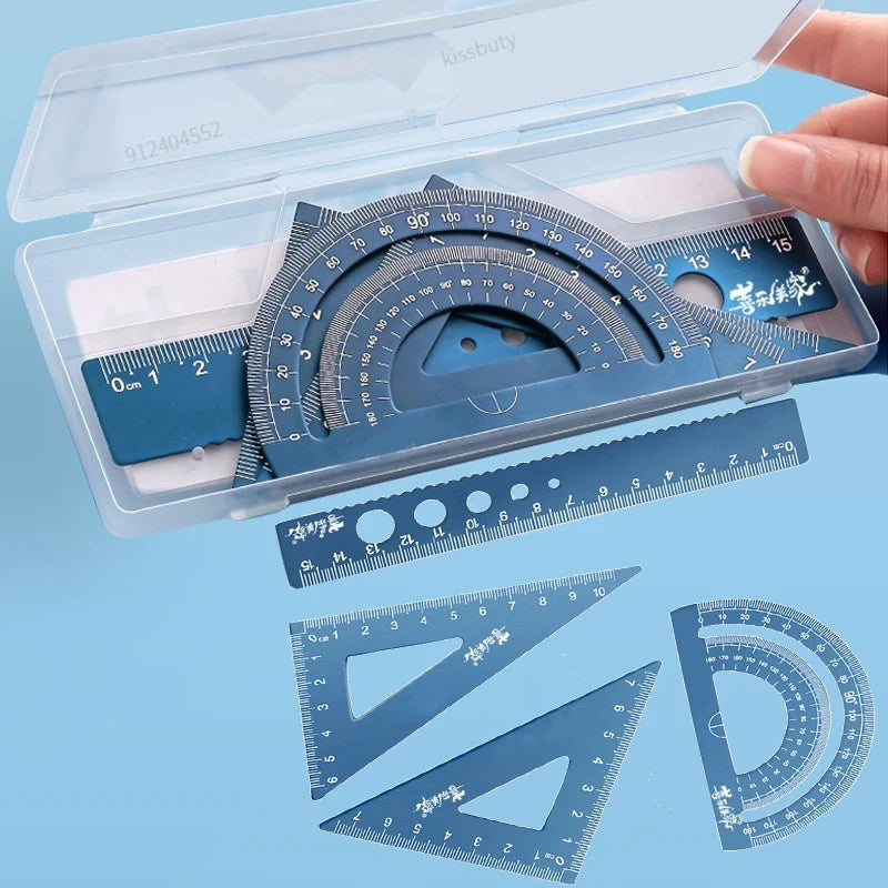 4 In 1 Aluminum Alloy Multifunctional Stationery Set childrensterritory