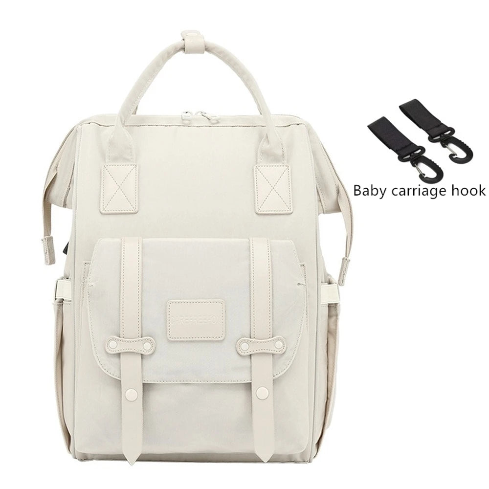 Waterproof Mommy Maternity Backpack With Stroller Hooks childrensterritory