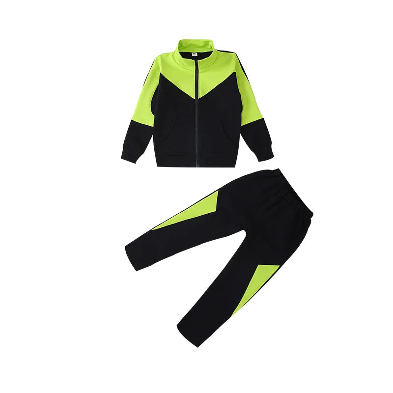 Teen Girls Trending Zipper Sweatshirt with Pants 2Pcs Tracksuit childrensterritory