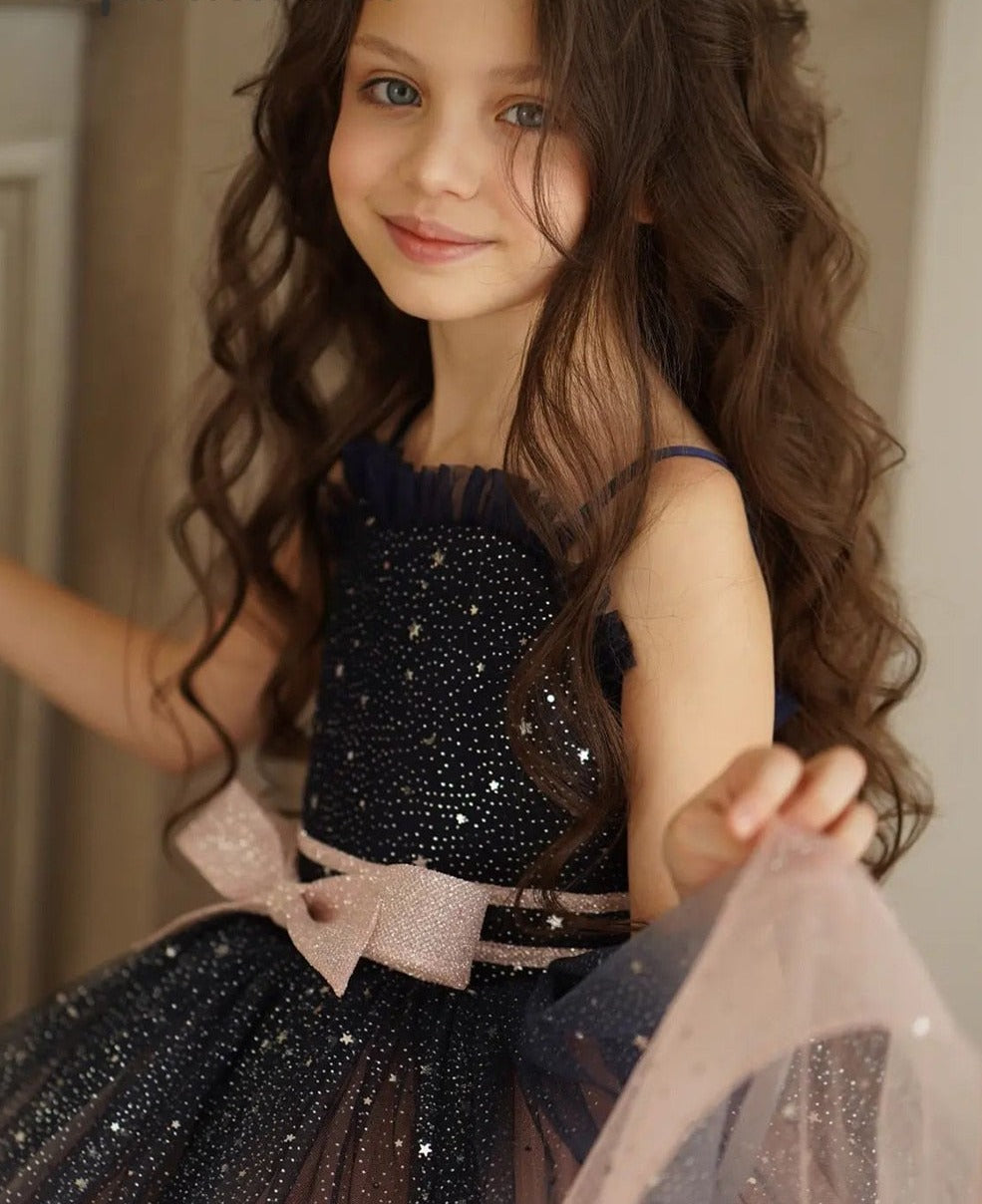 Elegant Puffy Tulle Kids Girls Wedding/Party Wear Dresses childrensterritory