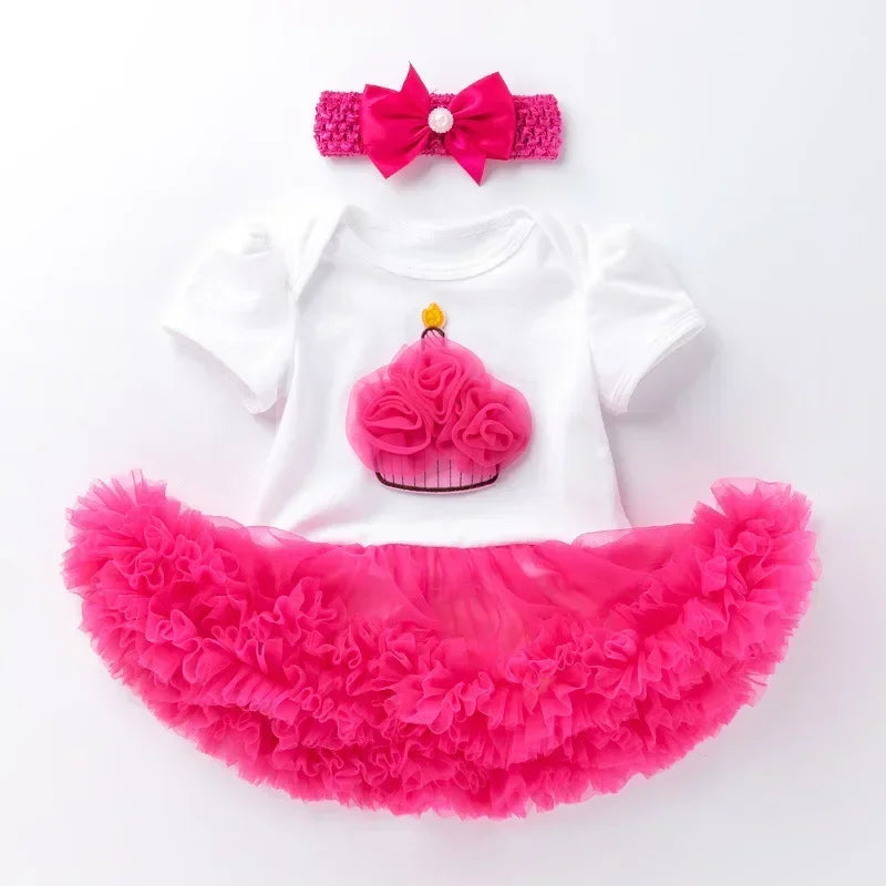 Baby Girl Tutu Romper Birthday/Party Dress