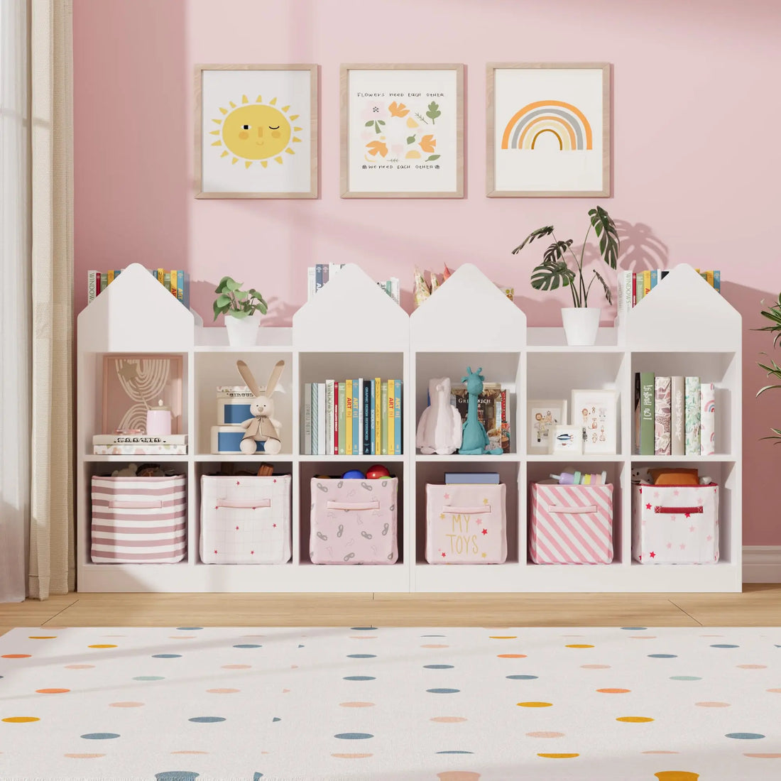 Dollhouse Design Toy/Book Storage Organizer