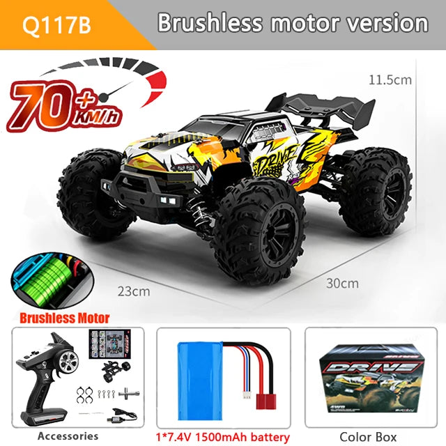 Off-Road Drift Simulation 4WD Rc Cars with LED childrensterritory