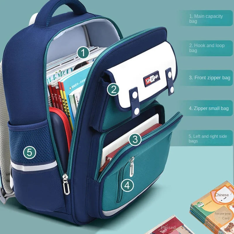 Waterproof Primary School Backpacks for Boys and Girls childrensterritory