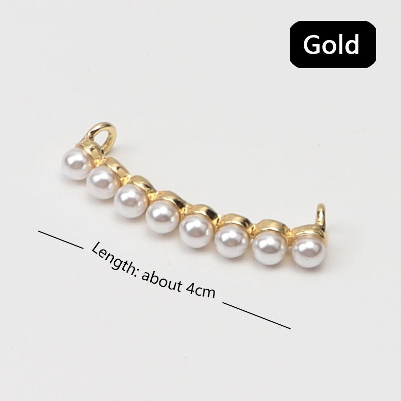 Pearl Shiny Rhinestone Sneaker Shoelace Clips for Girls childrensterritory