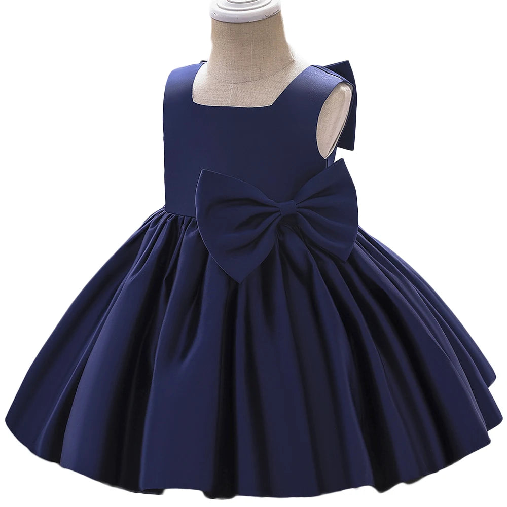 Baby/Kids Girls Bowknot Design Princess Birthday Party Dresses
