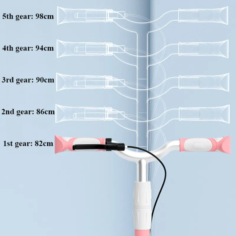 Kids Folding Kick Scooter with Dual Braking System childrensterritory