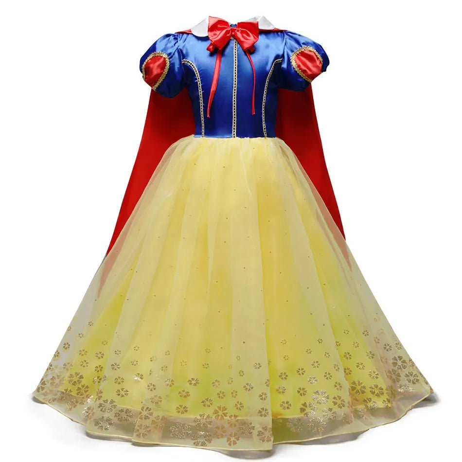 Kids Girls Jasmine Elsa Anna Bella Rapunzel Costumes childrensterritory