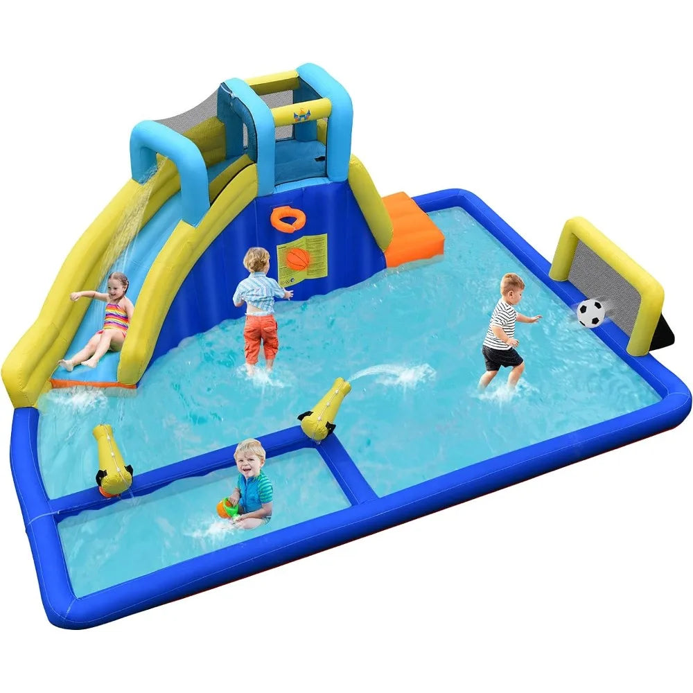17x12FT Giant Inflatable Waterslide for Kids Outdoor Play childrensterritory