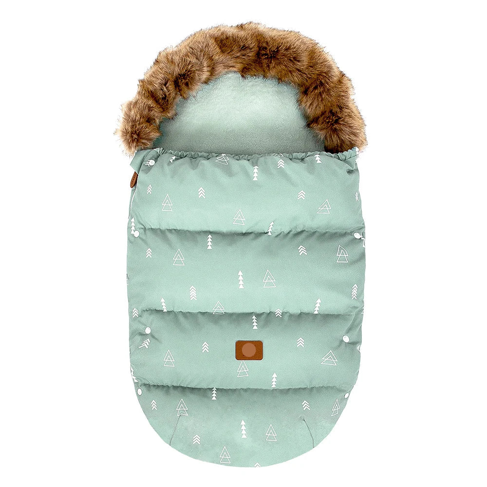 Printed Warm Thick Baby Carriage Sack childrensterritory