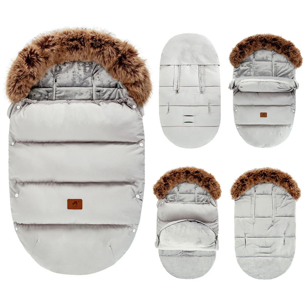 Warm Windproof Winter Baby Stroller Footmuff childrensterritory