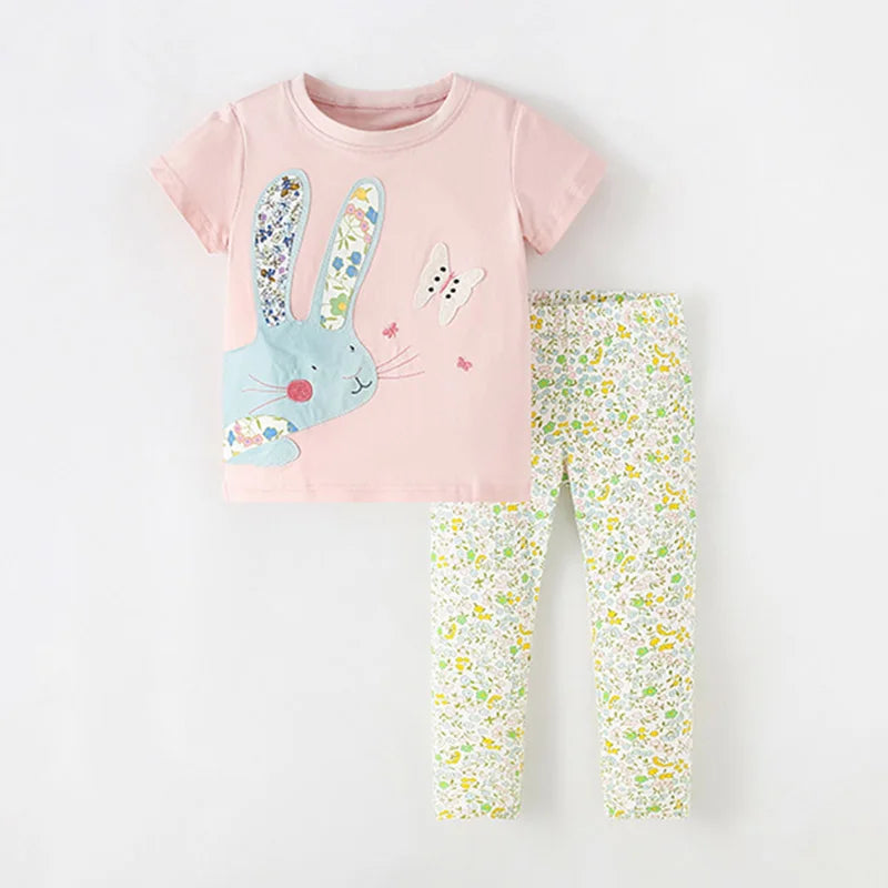 Half-Sleeves Casual Summer Outfits For Girls childrensterritory