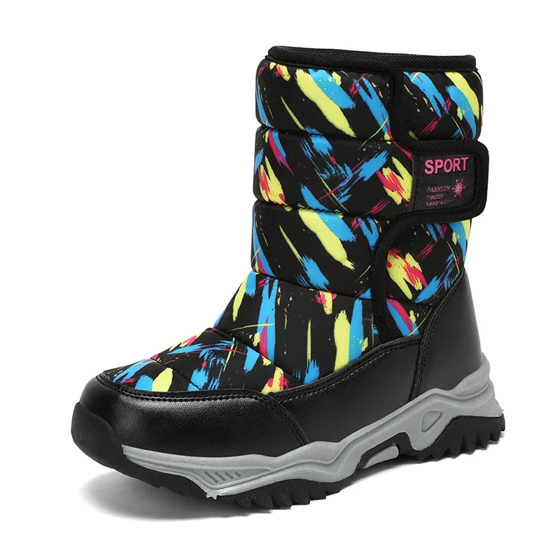 Stylish Waterproof Warm Outdoor Boots For Kids childrensterritory