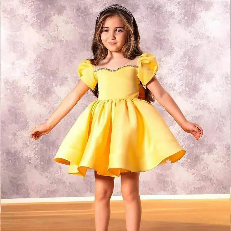 Girls Elegant Flower Princess Party Ball Gown/Tutu Dresses childrensterritory