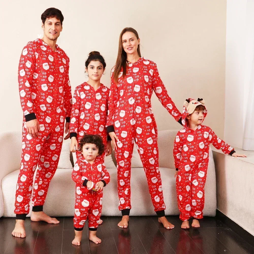 Warm Snowman Print Christmas Matching Pajamas for Family