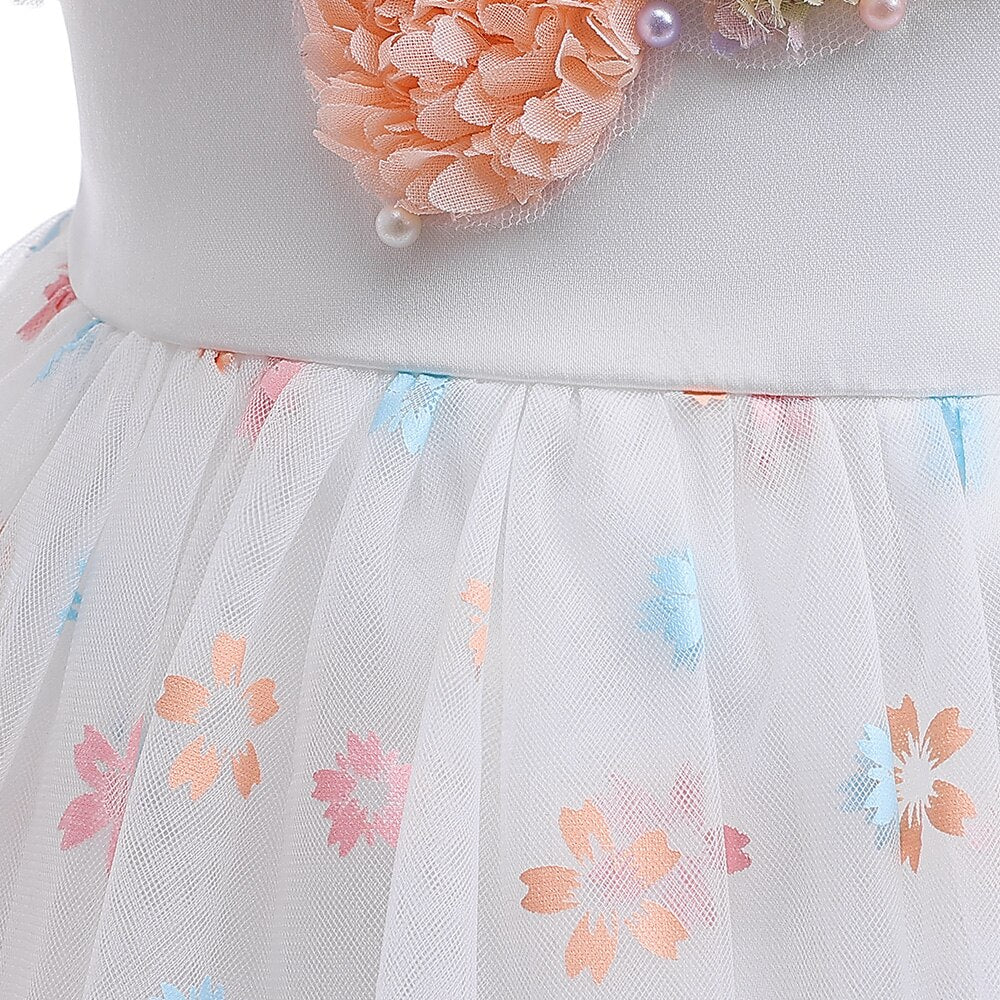 Kids Girls Colorful Flowers&