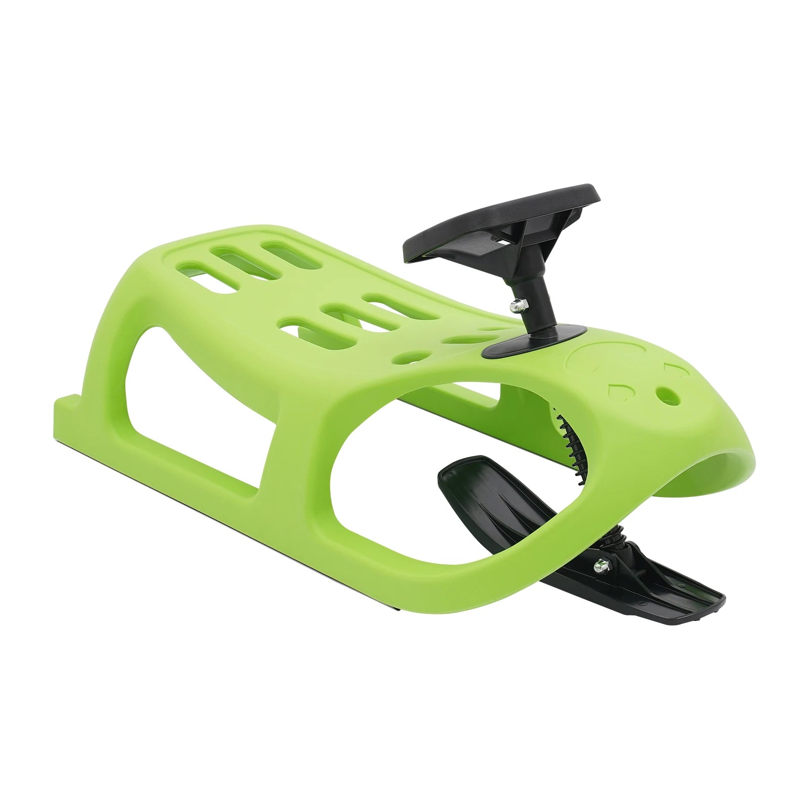 Kids Pull Rope Metal Snow Sled Frost-Resistant