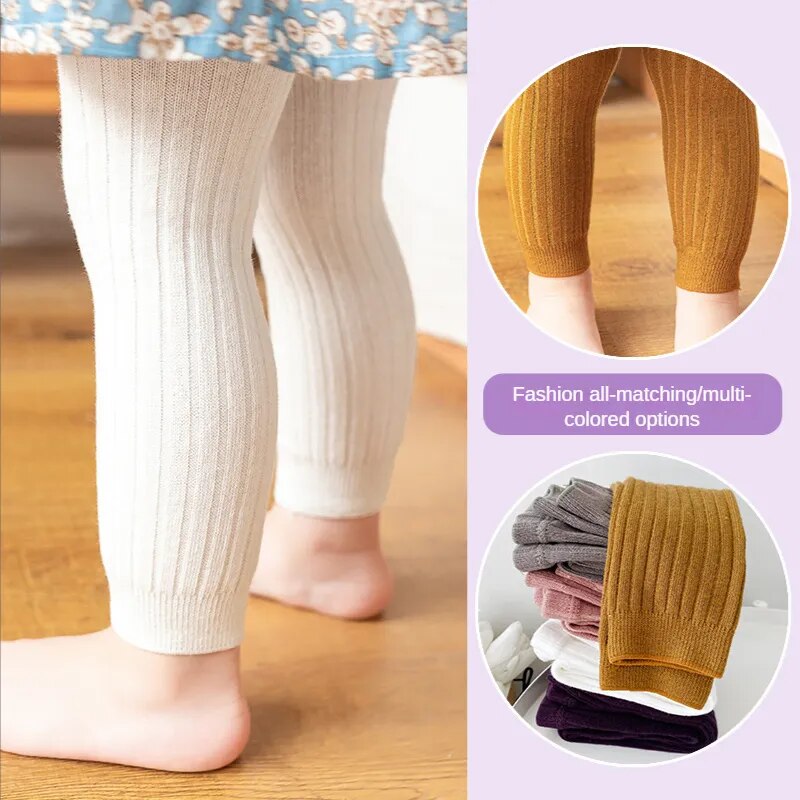 Little Boys Girls Knitting Stretch Pants Leggings for Winter childrensterritory