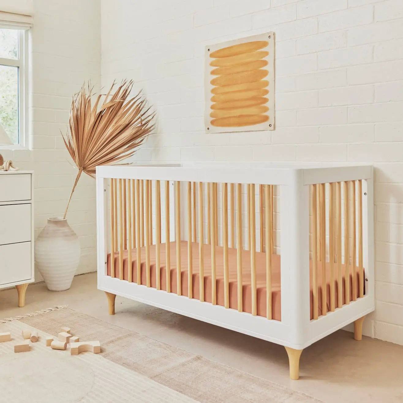 3-in-1 Convertible Crib with Toddler Bed Conversion Kit childrensterritory