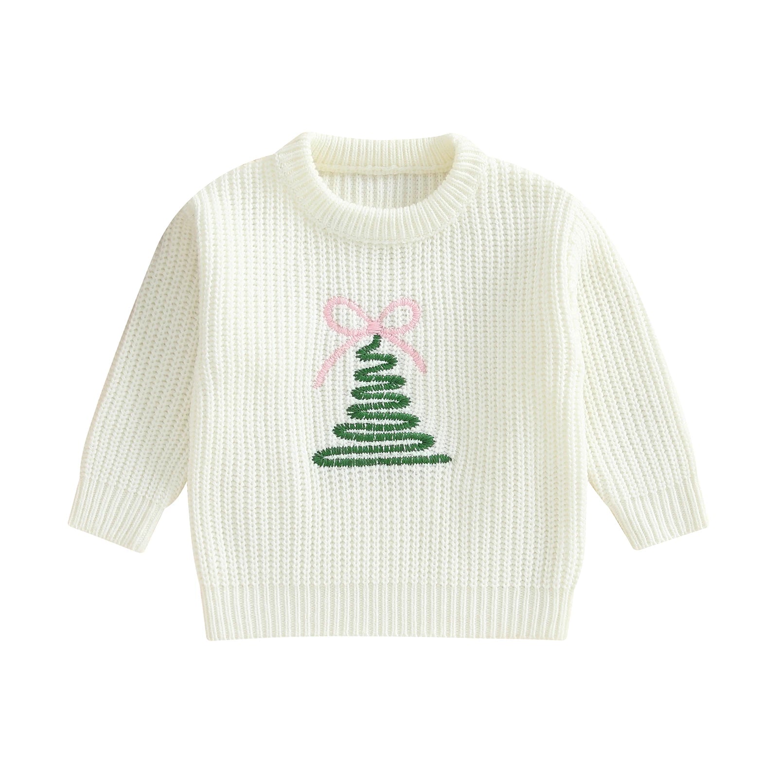 Kids Full Sleeves Tree Print Warm Sweater childrensterritory