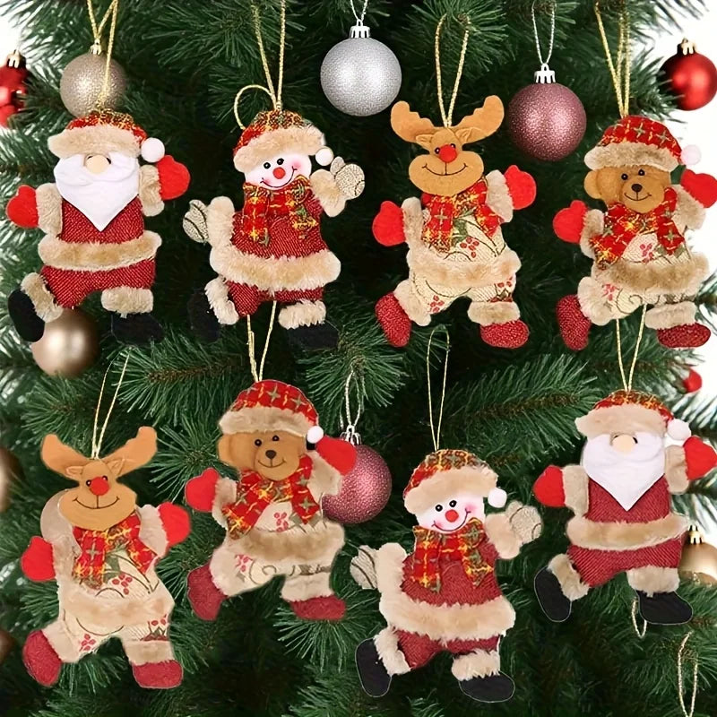 Dancing Santa Hanging Toys for Christmas Tree Decoration