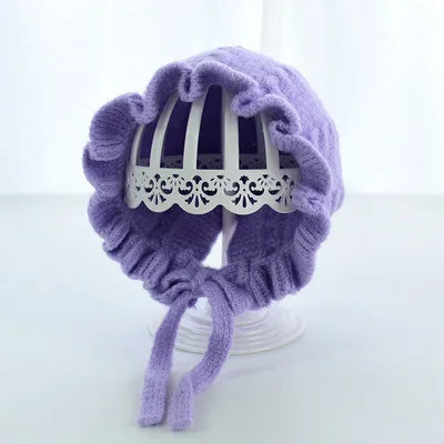 Ear Protection Warm Woolen Knitted Baby Hat childrensterritory