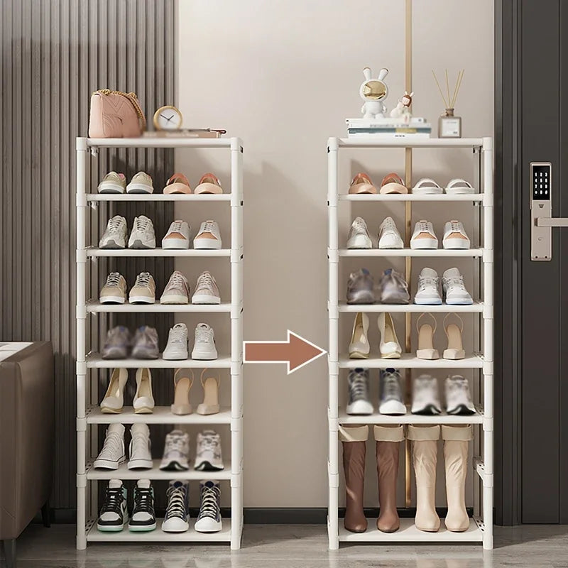 5 to 7-Layer Space-Saving Shoe Cabinet Shoe Organizer childrensterritory