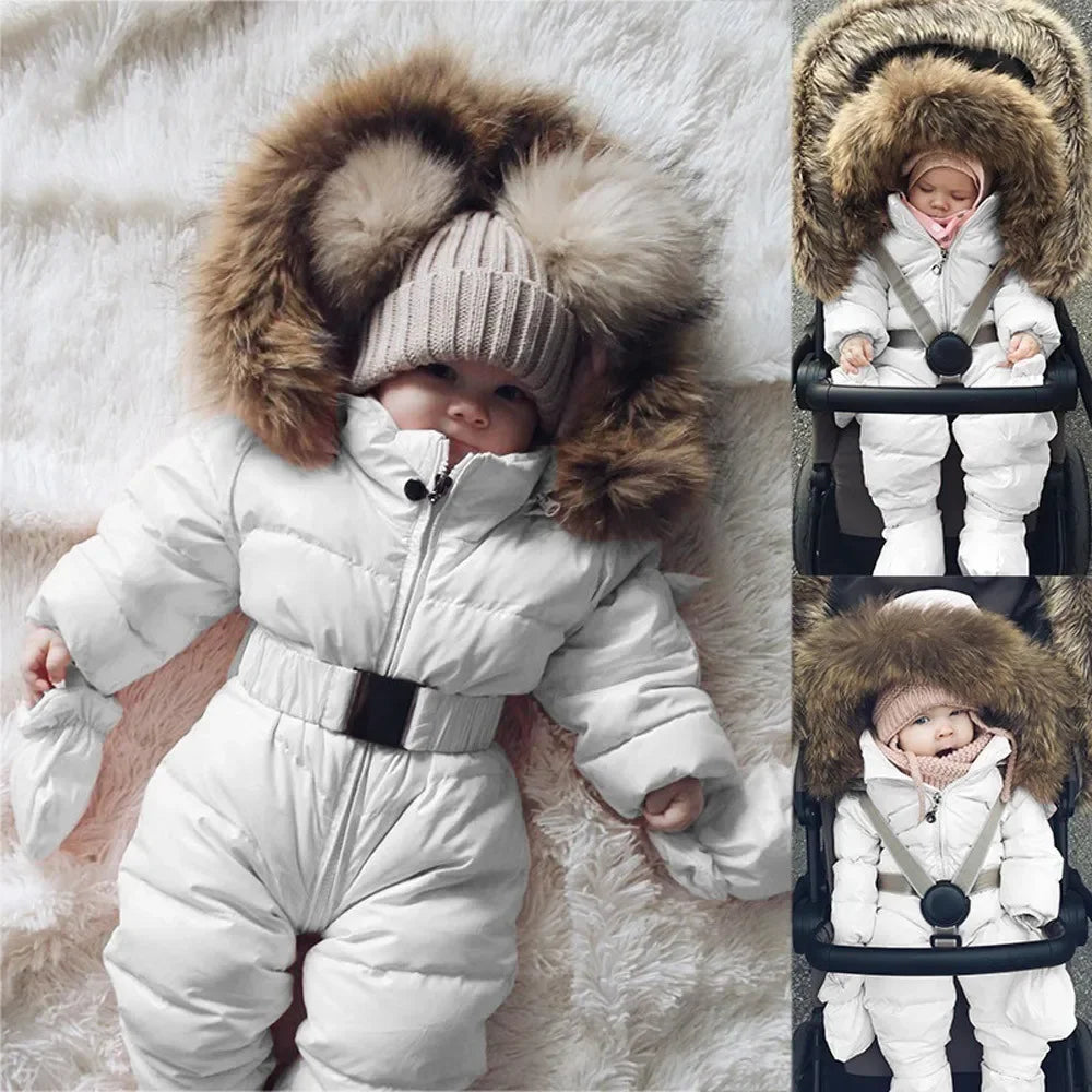 Baby Boy/Girl Warm Thick Hooded Snowsuit/Outerwear