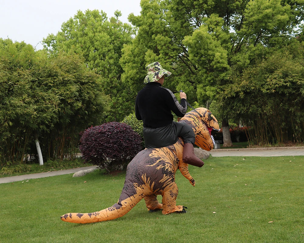 Inflatable Blow-Up Dinosaur Costume for Halloween Christmas