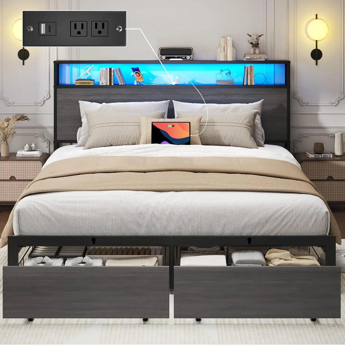 Luxury Kids Bed Frame with Premium Finish