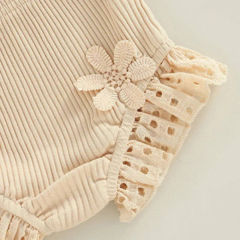 Newborn Girls Printed 2 Piece Muslin Clothes Sets