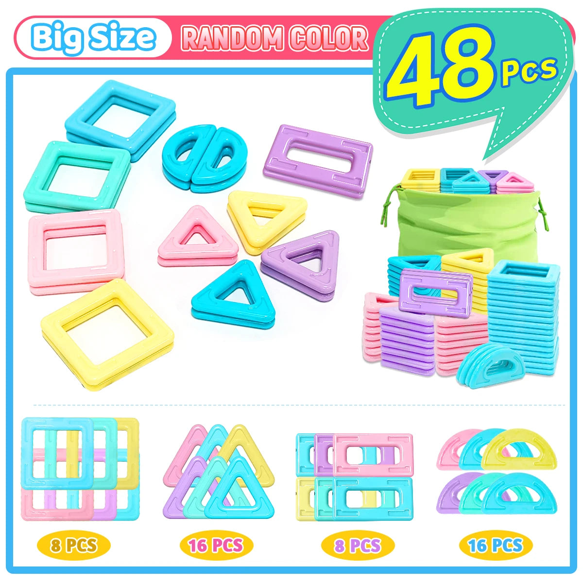 Magnetic Building Blocks/Toys for Kids