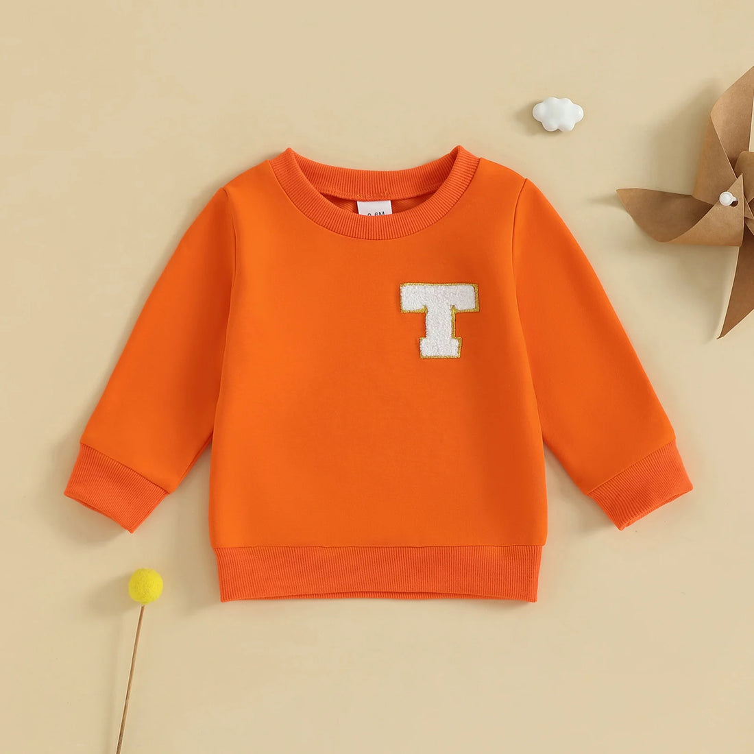 Kids Round Neck Long Sleeves Stylish Winter Sweatshirt