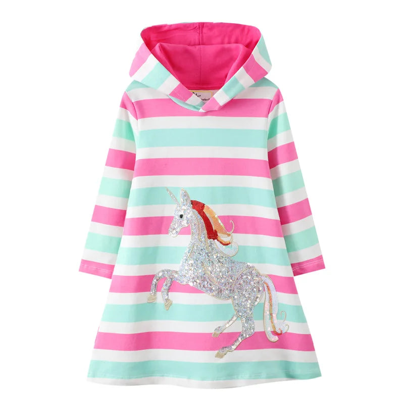 Long-Sleeved Cartoon Print Autumn Girls&